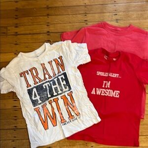 Boys tee lot of 3